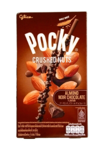 Pocky Crushed Nuts Almond Noir Chocolate 38g (TH)