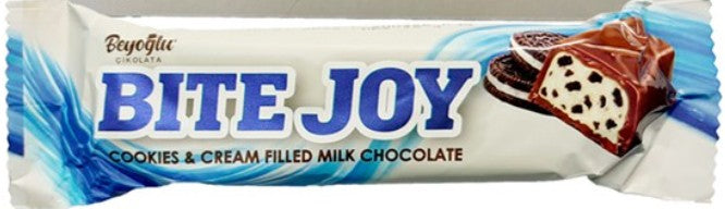 Beyoglu Dubaco Dubai Bite Joy Cookie & Cream Filled Milk Chocolate Bar 60g (DU)