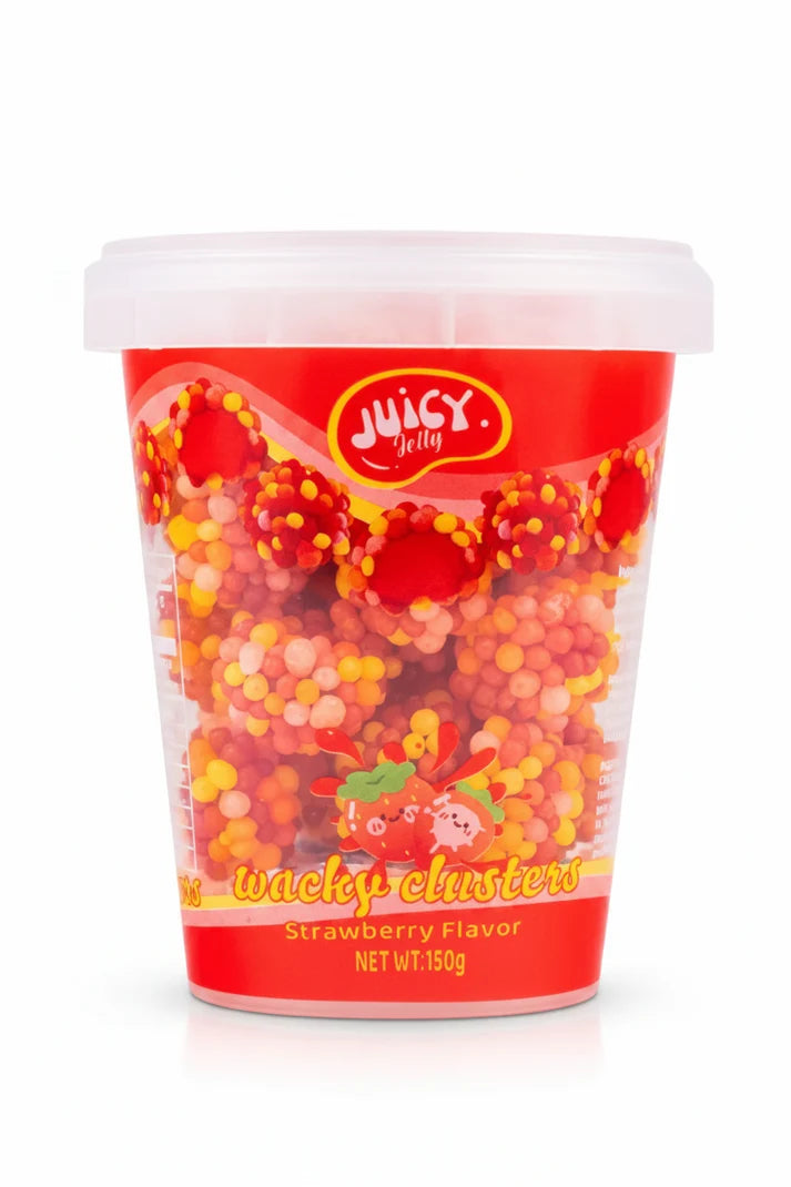 Juicy Jelly Wacky Clusters Strawberry 150g