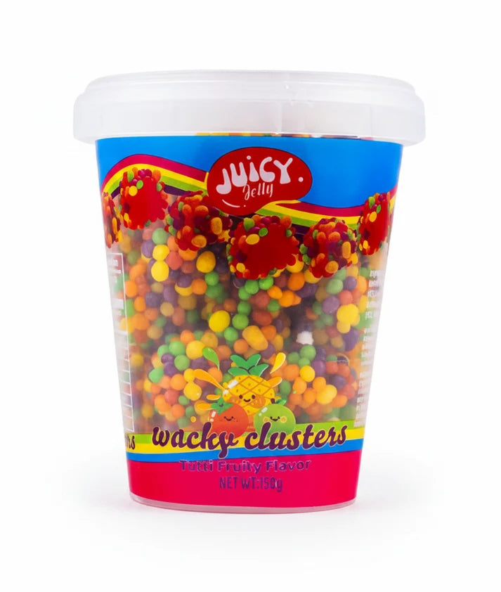 Juicy Jelly Wacky Clusters Tutti Fruity 150g