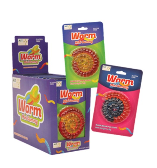 Mini Gummy Worm 45g