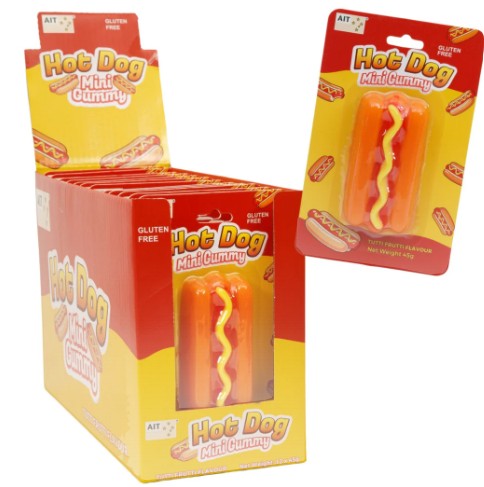 Mini Gummy Hot Dog 45g