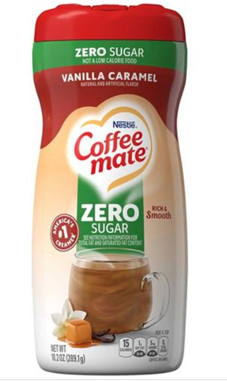 Nestle Coffee Mate Zero Sugar Vanilla Caramel 425g (USA)