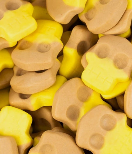 Swedish Style Candy, 100g (SE) Banana and Toffee Skulls