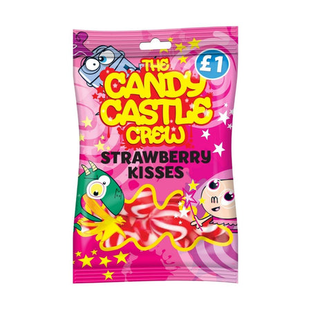 The Candy Castle Crew Strawberry Kisses 90g (UK)