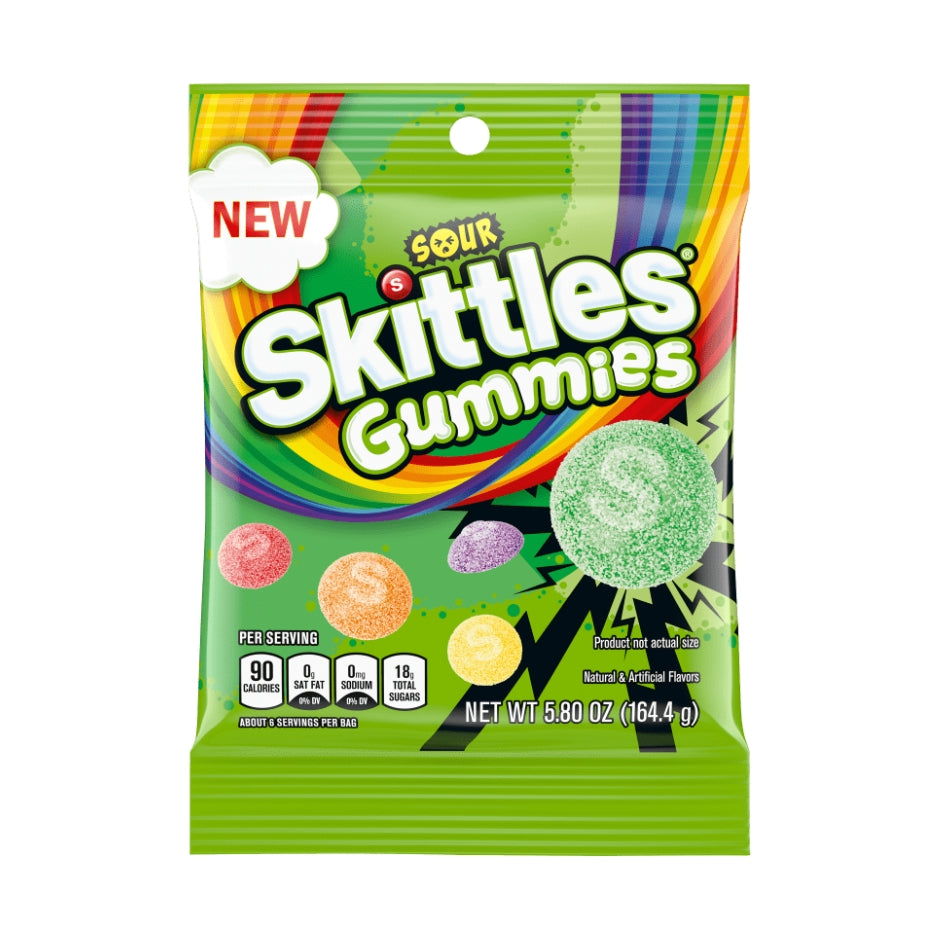 Skittles Gummies Sour 164.4g (USA)