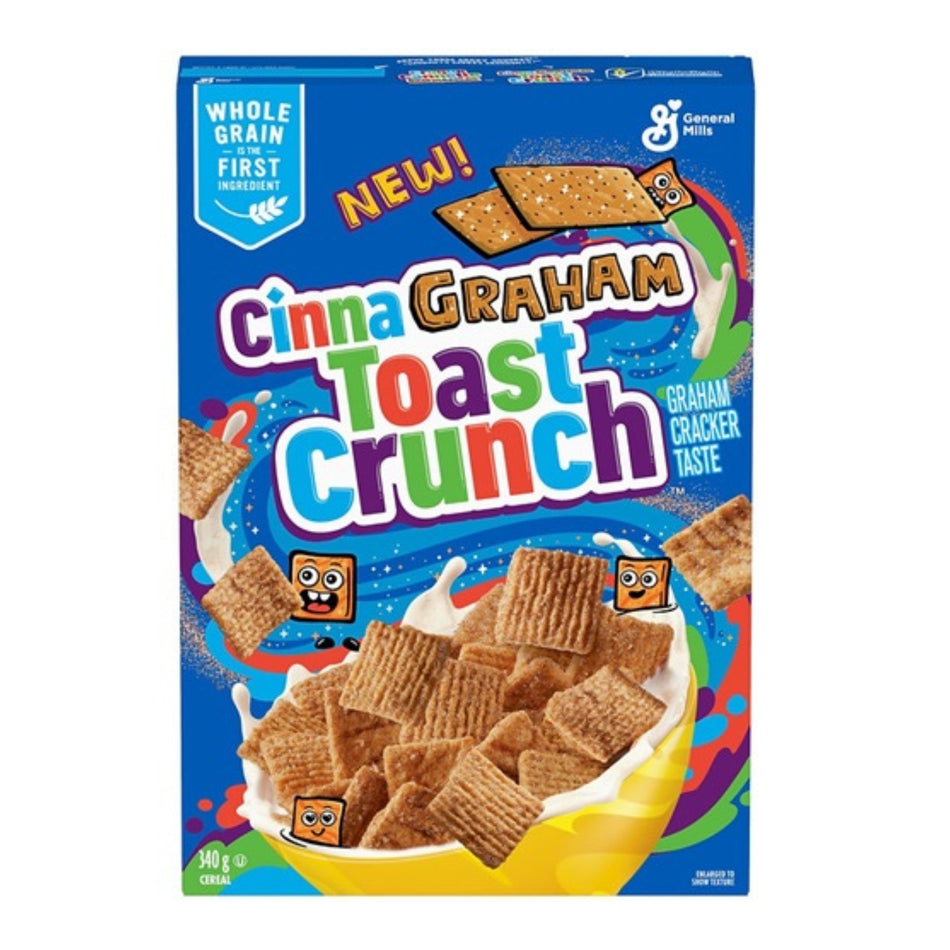 Cinnagraham Toast Crunch Cereal 340g (USA)