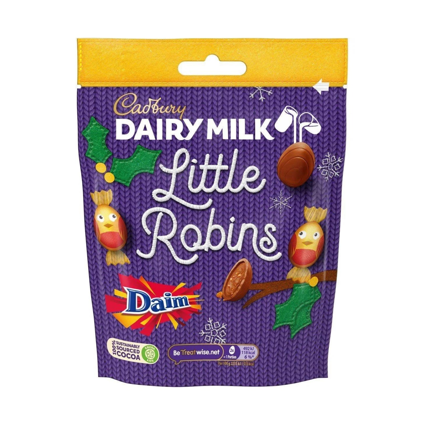 Cadbury Dairy Milk Daim Little Robbins 77g