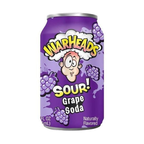 Warheads Sour Grape Soda 355ml (USA)