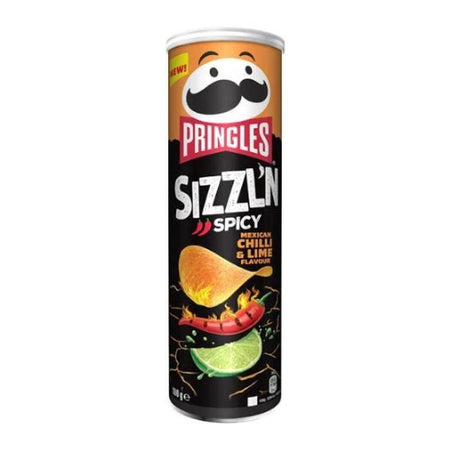 Pringles Sizzln Mexican Chilli & Lime 160g (UK)