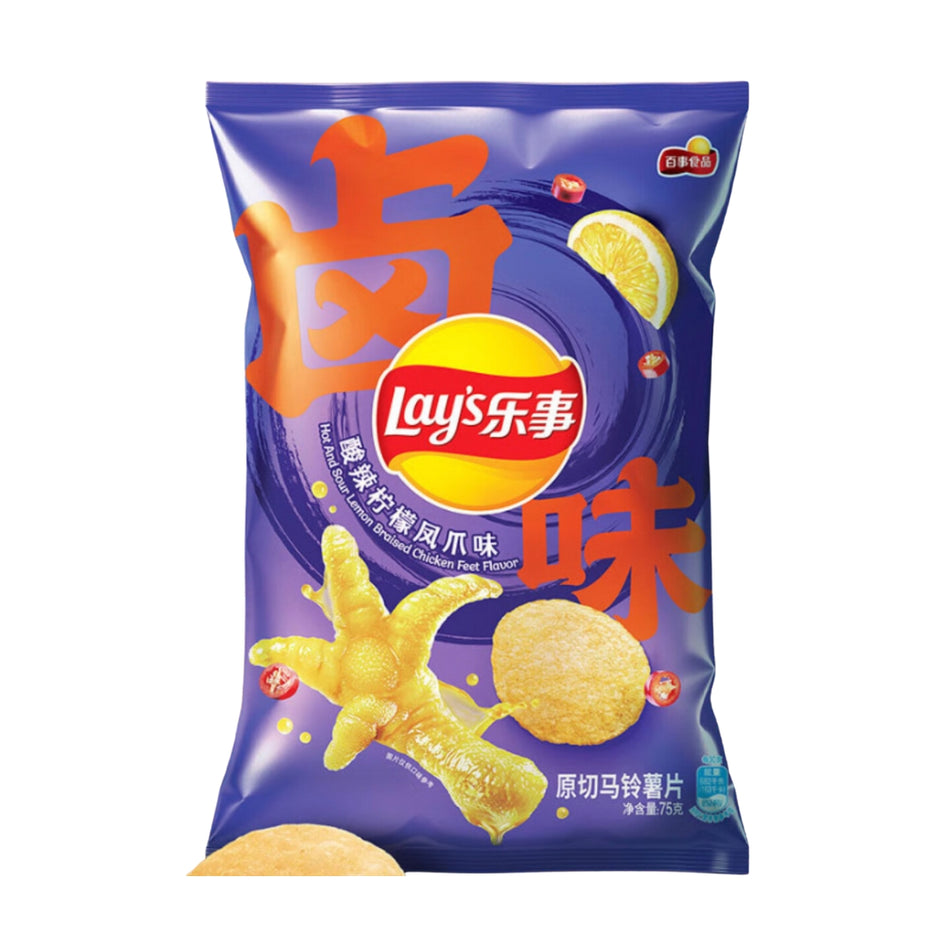 Lay's Hot and Sour Lemon Chicken Feet 70g (CN)