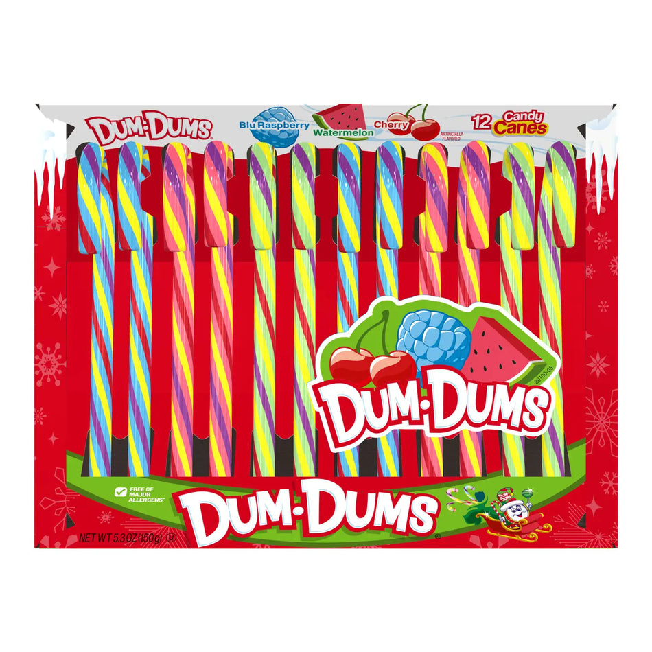 Dum Dums Candy Cane Cradle 150g- 12 Pcs (USA) PRE-ORDER