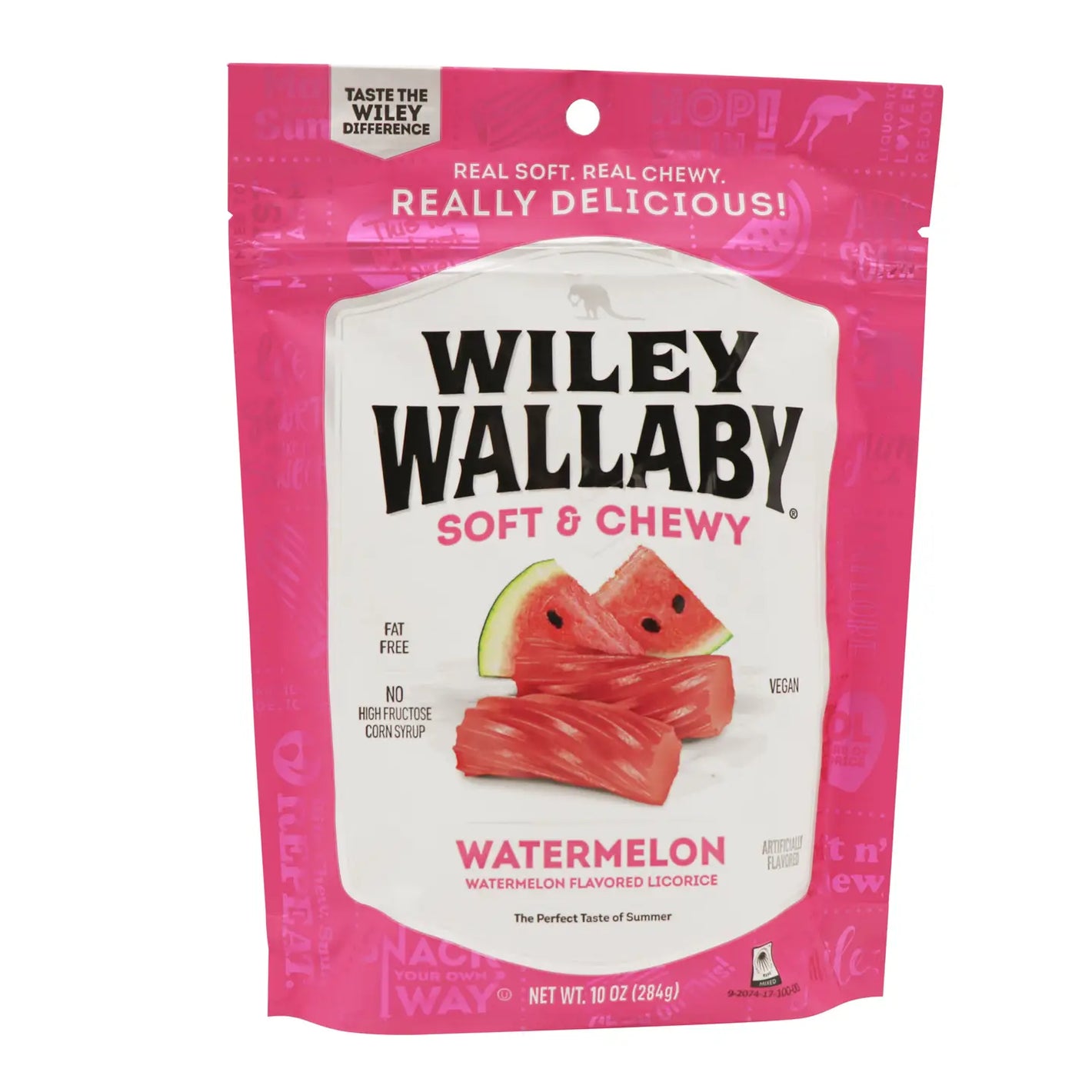 Wiley Wallaby Watermelon Licorice,284g (USA)