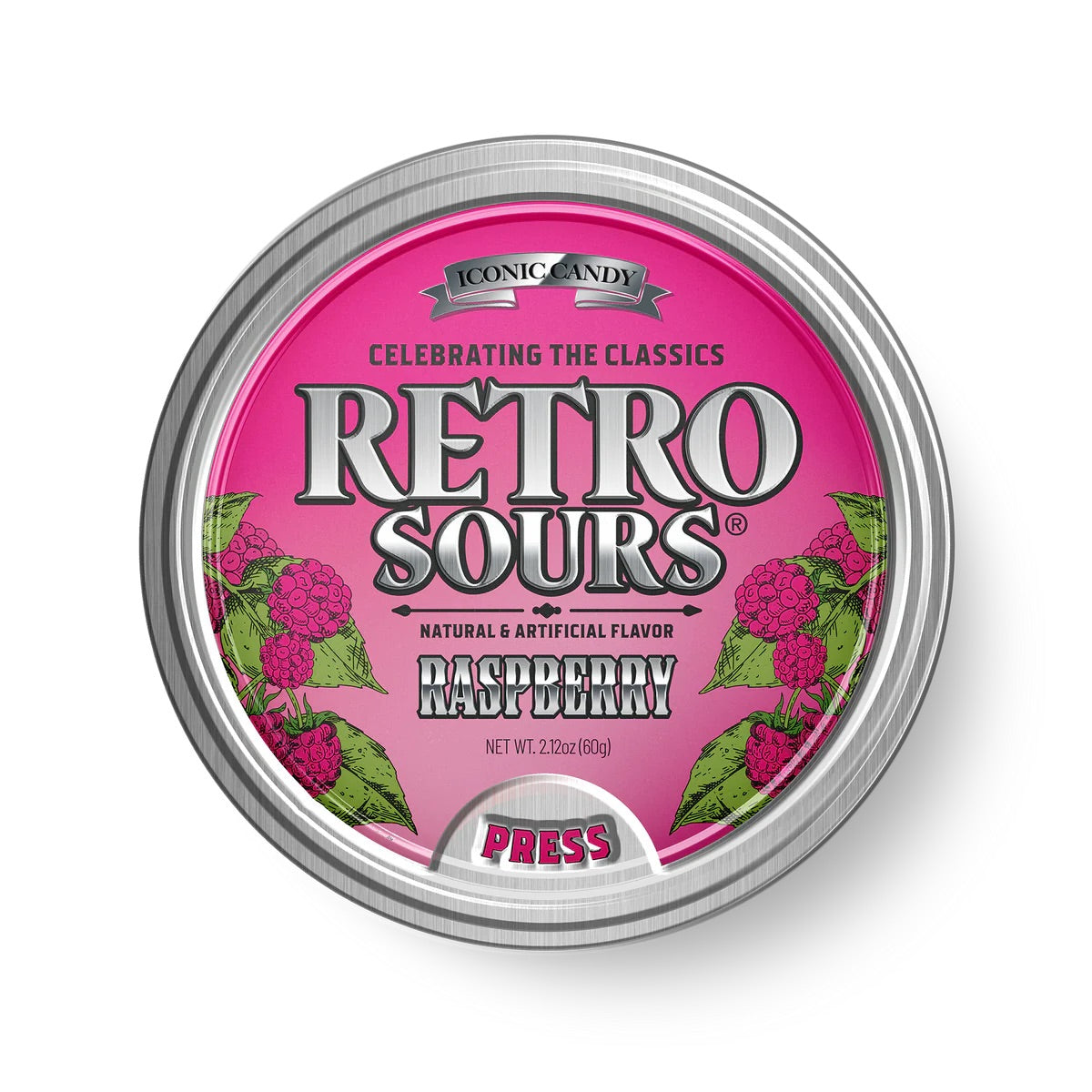 Retro Sours Raspberry 60g (USA)