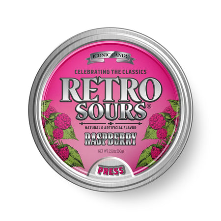 Retro Sours Raspberry 60g (USA)