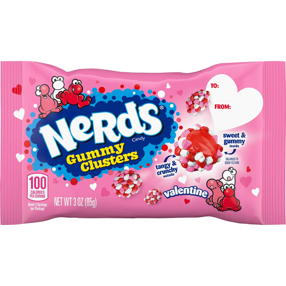 Nerds Valentine Gummy Clusters 85g (USA)