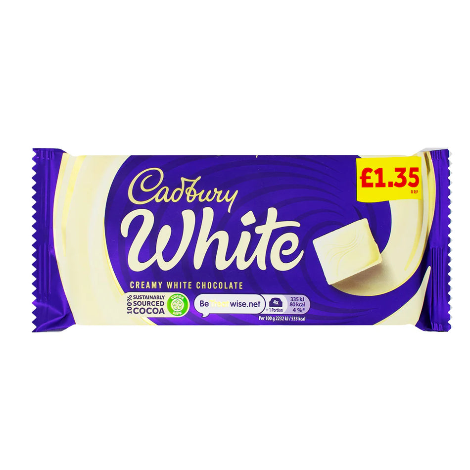 Cadbury White Block 90g (UK)