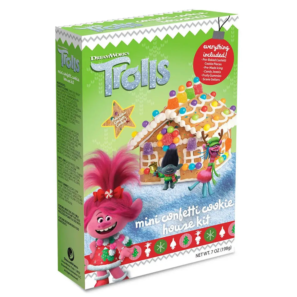Trolls Mini Confetti Cookie House Kit 196g (USA) PRE-ORDER