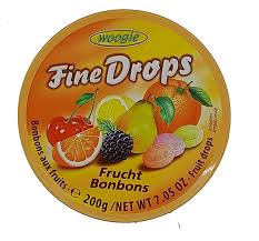 Woogie Fine Drops Mix Fruits 200g (EU)