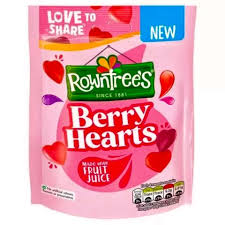 Rowntree's Berry Hearts 115g (UK)
