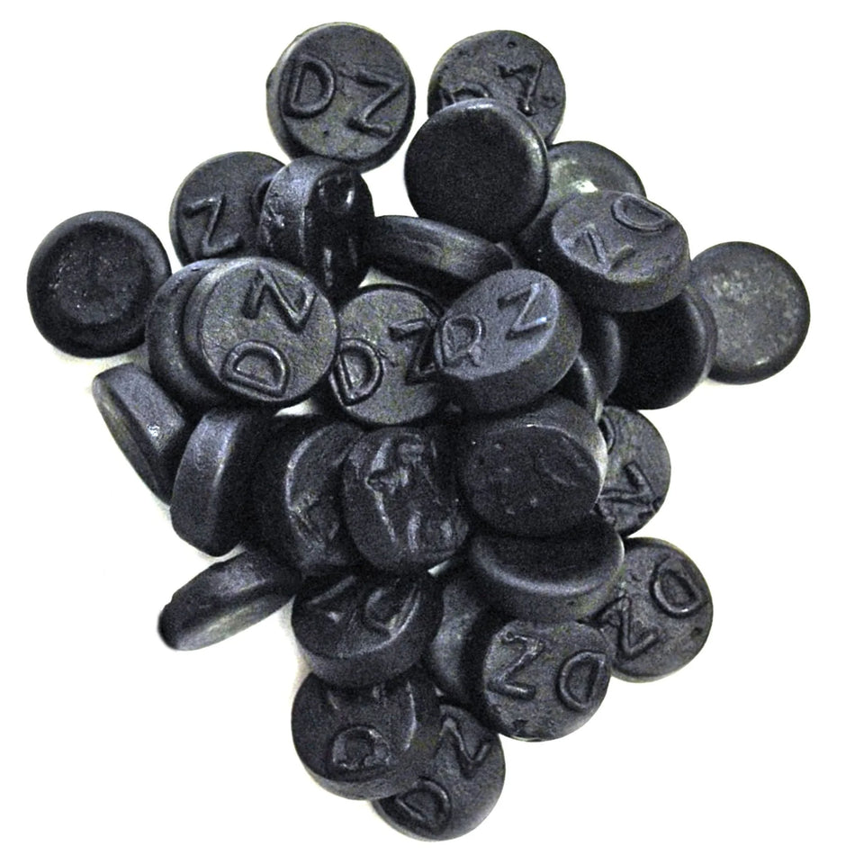 Dutch Double Salt Rounds Licorice 100g (NLD)