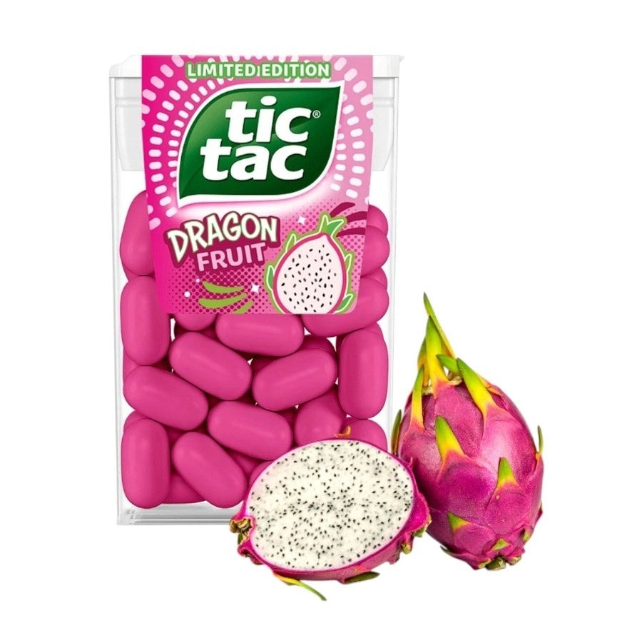 Tic Tac Dragon Fruit Breath Mints- LIMITED EDITION (USA)
