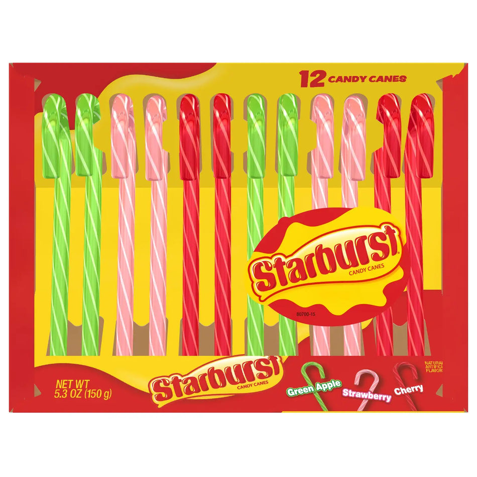 Starburst Candy Cane Cradle 150g- 12 Pcs (USA) PRE-ORDER