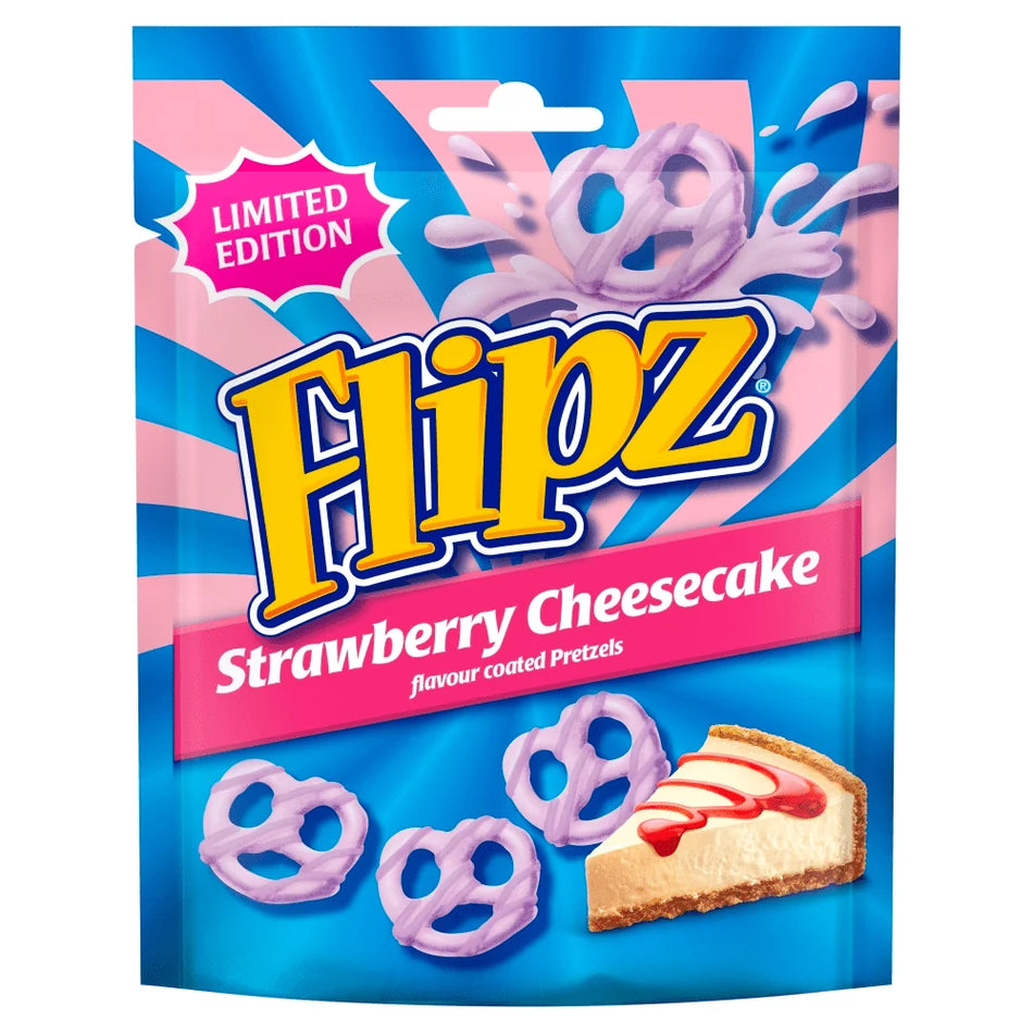 Flipz Strawberry Cheesecake Pretzels 90g (USA)