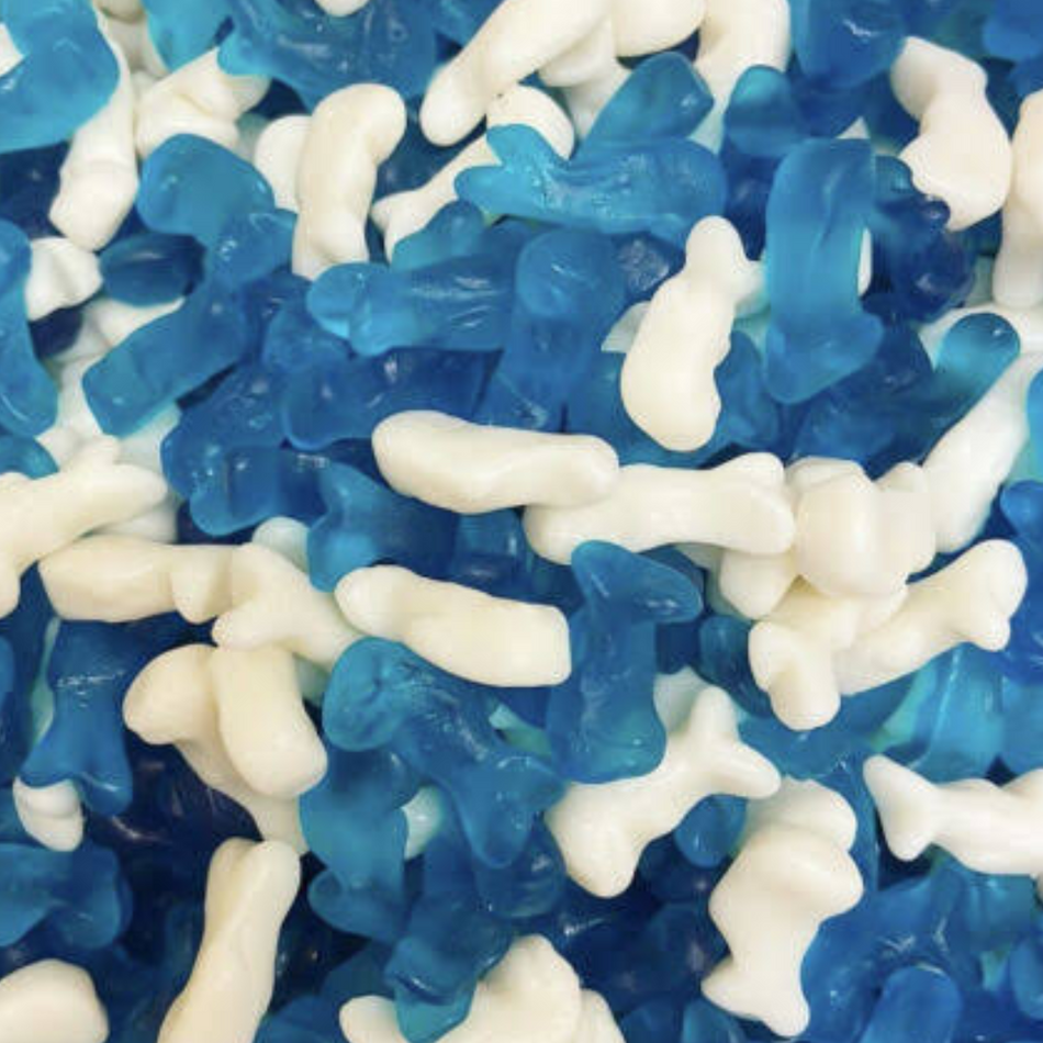 Blue & White Baby Dolphins 150g (UK)