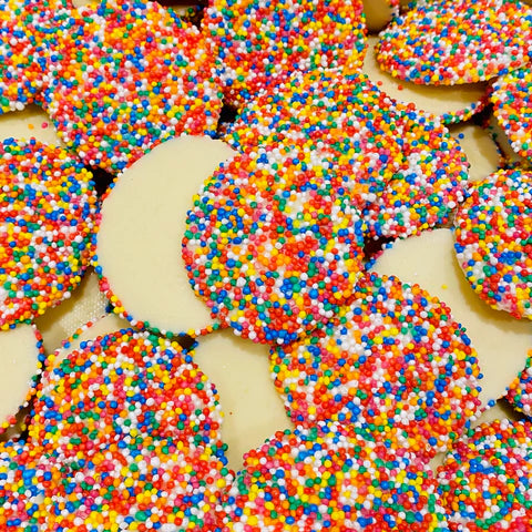 Large White Chocolate Speckles 150g
