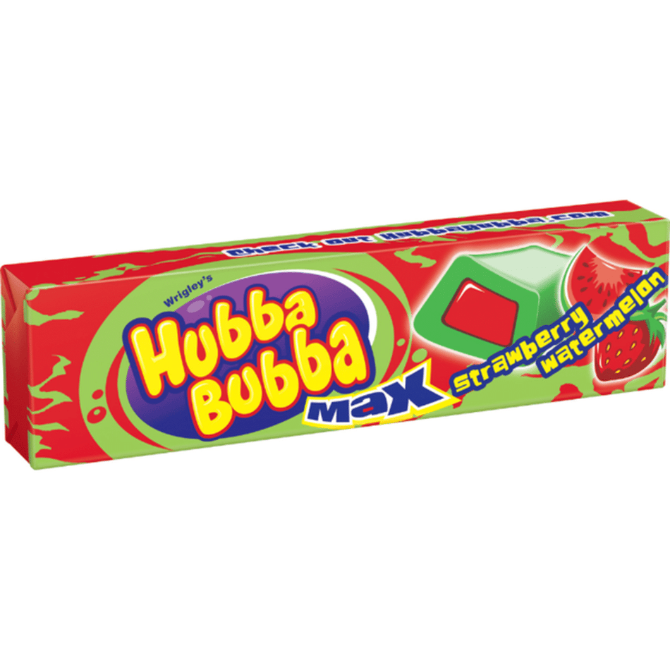 Hubba Bubba Max Strawberry Watermelon Bubble Gum (USA)