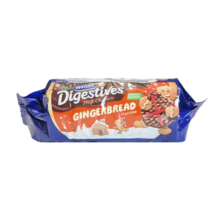 McVities Gingerbread Milk Chocolate Digestives 266g (UK)