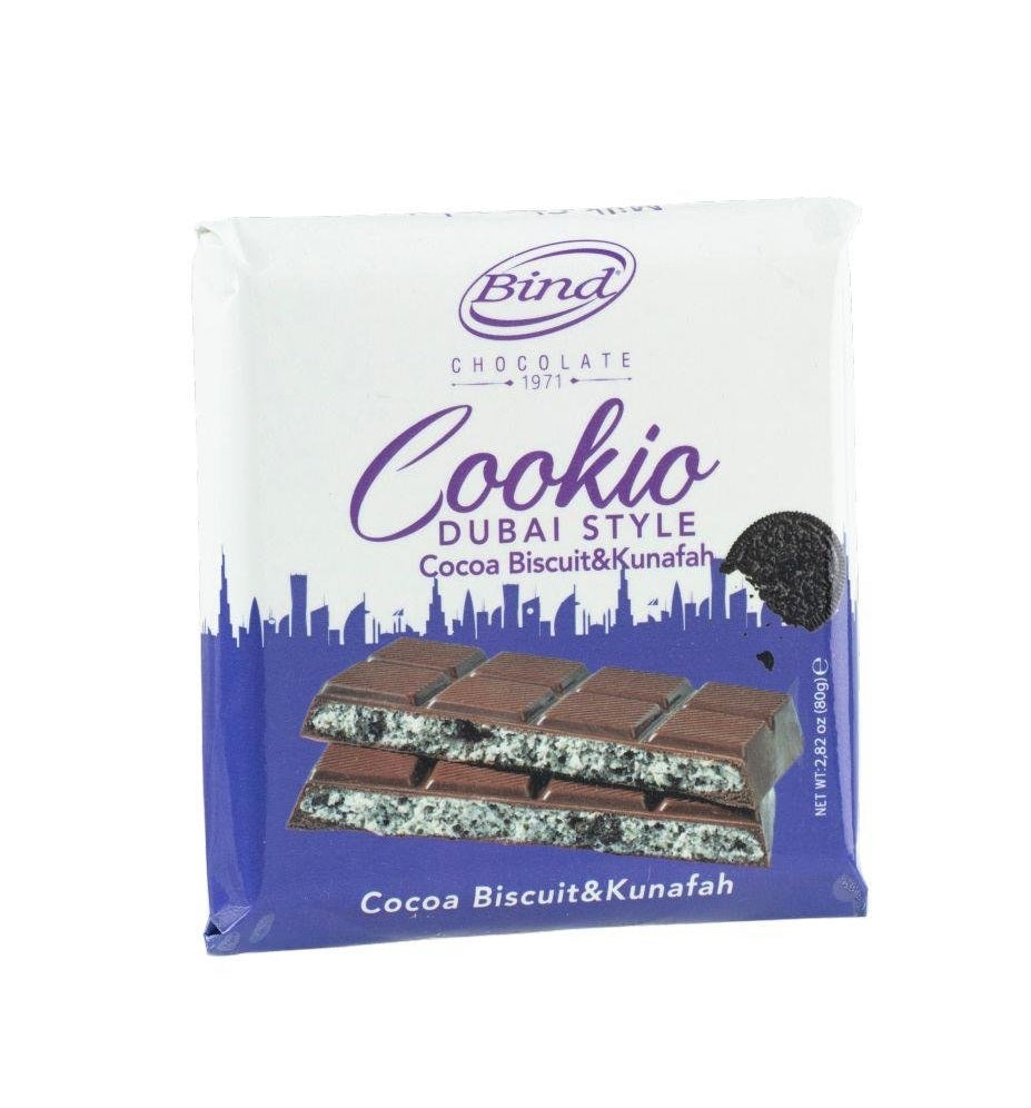 Dubai Chocolate Tablet - Cocoa Biscuit & Kunafa 80g (DU)
