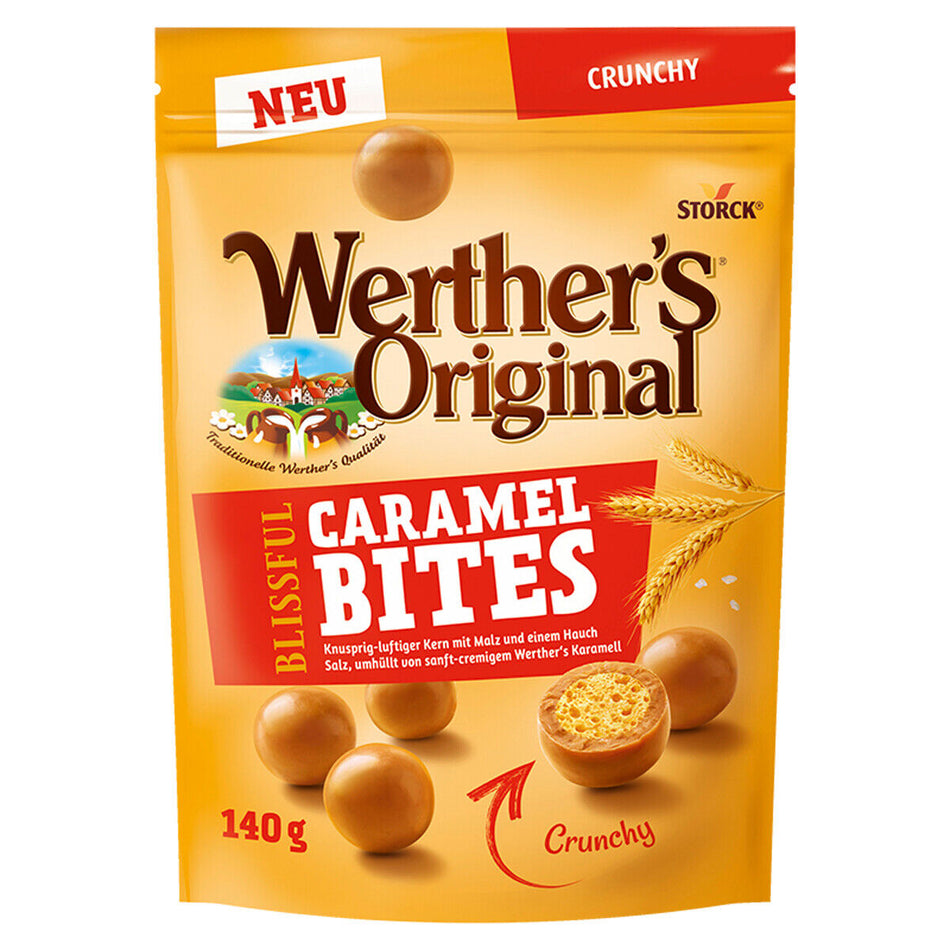 Werther's Original Caramel Bites Crunchy 140g (USA)