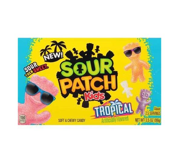 Sour Patch Kids Tropical Theatre Box 99g (USA)