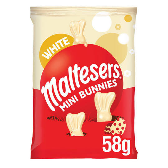 Maltesers White Mini Bunnies Bag 58g (UK)