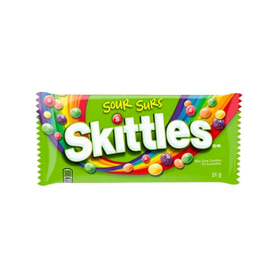 Skittles Sours Sugar Coated 51g (USA)