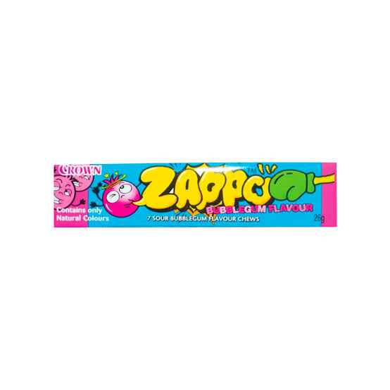 Zappo Bubblegum Chews 26g