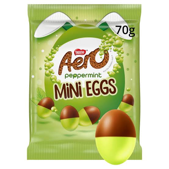 Aero Peppermint Mini Eggs 70g (UK)